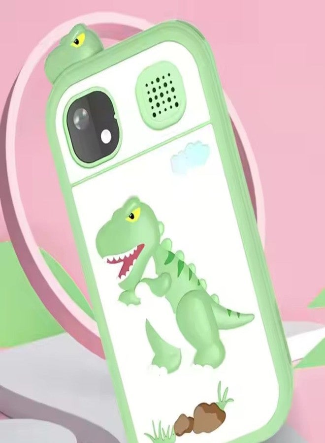 BLiSS HUES Kids Smartphone Toy with MP3 Music Player Dual Camera for Selfies in-Built Games 2.4" Screen 8MP Camera Toys for Boys & Girls (Z-7 Green) - Image 2
